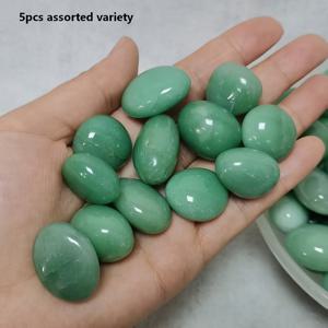 원석 그린 아벤츄린 스톤 5개 세트, 약 1-3cm / 0.39-1.18인치, 홈 데코, 사무실 데코, 파티 장식, DIY 주얼리 제작, 수족관, 화병, 화분, 필러 스톤, 화병 필러, 미네랄 디스플레이용