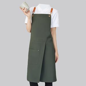 1개 캔버스 앞치마 (포켓 포함) - 편안한 걸음걸이를 위한 분리형 스커트 디자인, 레스토랑, 카페 및 꽃집에 적합