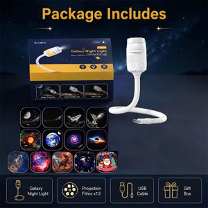 갤럭시 프로젝터 스마트 라이트 USB 휴대용 갤럭시 별 프로젝터 야간 조명
