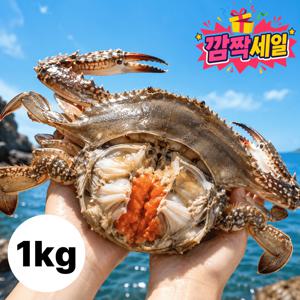 [특가] 1kg 급냉 암꽃게