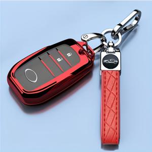 4가지 색상 토요타 키 케이스, 투명 TPU 토요타 키 케이스 - 코롤라 SE, , RAV4, 캠리 50/55, 야리스, 랜드크루저 프라도 150, 벤자, 시에나와 호환 - 내구성 있는 자동차 액세서리, 키트랜디
