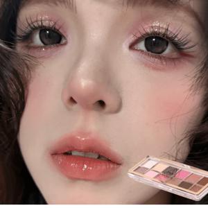 [빠른배송] 1/1+1 섀도우 팔레트 섀도우 팔레트 12색 펄 아이 섀도우 컬러 팔레트 무대 색조 메이크업 대용량 방수 워터프루프 반짝반짝 화장품