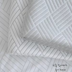 듀라론 냉감 침대패드 여름 침대 매트 쿨패드 쿨매트 고정밴드형 Q-MAX 0.439