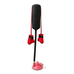 TOPETU 고양이 복싱 샌드백 장난감 겸 장갑 - 벽/냉장고 부착식 펀치 패드, 실내 고양이와 새끼 고양이용, 운동 및 심심함 해소를 위한 내구성 있는 자율 놀이 복싱 게임, 모든 품종에 적합, 공간 절약형 훈련용 복싱 샌드백