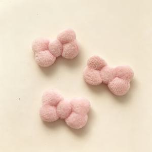 양면 플러시 리본 보우 장식 30개, 헤어클립, 의류, 신발 꽃, 백팩, 모자 & 휴대폰 케이스 장식용 수제 DIY 공예 용품