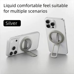 Phone Grip for, [Durable Vertical Alloy] Stand Kistand, Magnet ll Phone Ring Holder for iPhone 17/16/15/14/13/12 Series & Androids