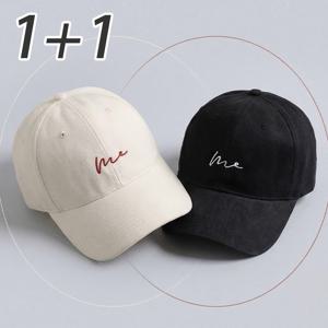 1+1 얼굴 작아보이는 무지 볼캡