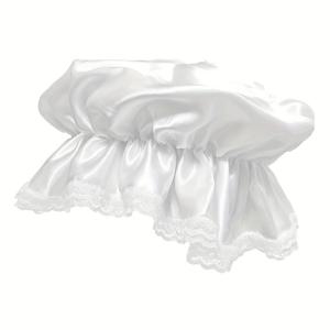 노블티 성인용 화이트 몹 모자 1개 - 할머니 보닛 대걸레 모자 - 식민지 순례자 개척자 모자, 원 사이즈, 성인용