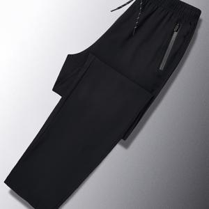 남성 봄/가을 바지, 남성 슬림핏 바지, 플러스 사이즈, 흡습성, 통기성 바지, 러닝 스포츠 플러스 사이즈 바지