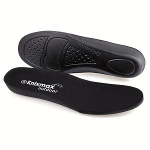 Knixmax 남성 스포츠 깔창 여성 교체 깔창 플랫 편안한 스니커즈 러닝 깔창 경량 패션 편안한 야외 스포츠 깔창 EVA 메모리폼 깔창 (회색/검정)