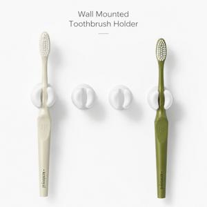 6개 흡착 컵 벽걸이 칫솔 홀더 클립, 드릴 불필요, 욕실 칫솔 정리대, 공간 절약형 칫솔 랙, 거울, 타일, 유리 벽에 적합, 강력 고정 칫솔 보관 클립
