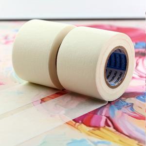 5cm 특대형 너비 1/2롤 흰색 마스킹 테이프, 고용량 장식 및 스프레이 페인팅 보호 테이프, 자동차 디테일링용 마스킹 테이프, 잔여물 없음, 고효율 마스킹, 미술, 장식, 스프레이 페인팅용 전문 와시 테이프