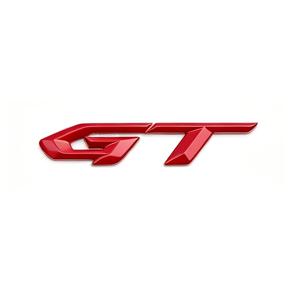 자동차 로고 외장 부속품 수정용 금속 사이드 로고 3D 입체 창의적인 테일 GT 로고 방수 자외선 차광제 자동차 엠블럼 차체 장식 접착식 뒷면 부착 간편하고 단단히 붙이는 자동차 스티커