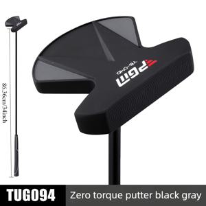 PGM TUG094 골프 퍼터, 제로 토크, 남녀공용, 안정적인 대형 헤드, 단조형, 낮은 무게 중심, 볼픽업 얼라인먼트 라인 포함