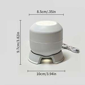 LED 별이 빛나는 바다 프로젝터 조명, USB 플러그인 분위기 램프, 360° 회전 프로젝션 무드등, 침실, 게임룸, 거실용 장식 조명