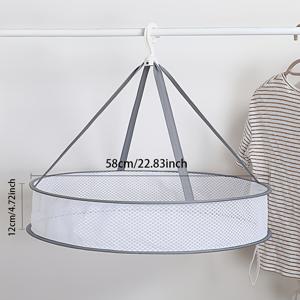 가정용 접이식 속이 빈 메시 세탁 바구니, 대용량 건조망, 스웨터 셔츠 변형 방지 평면 건조 바구니, 양말 속옷 봉제 인형 건조대, 건조대