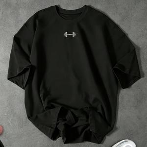 남성 캐주얼 운동 티셔츠 - 남성 캐주얼 운동 셔츠, 티셔츠 - 남성 피트니스 트레이닝, 런닝 트레이닝, 복싱 대회 스포츠 특수 프린트 티셔츠 탑용 피트니스 프린트 티셔츠 탑, 루즈핏 피트니스 티셔츠 탑, 캐주얼 데일리 웨어