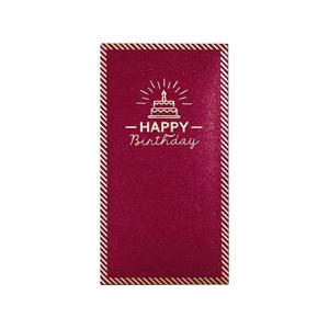 생일 봉투 12개, 럭셔리 쉬머 골든 케이크 디자인, 고급 글리터가 들어간 무광 두꺼운 동판지 종이, 남녀공용 생일 축하 인사말 봉투, 생일 파티 선물 카드 홀더
