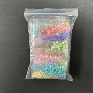 비즈 키트, 풀 세트 20가지 색상, 4mm/약 1200개 무광 컬러 원형 유리 시드 비즈, 수제 유리 비즈 제작에 적합, 의류 자수 장식, 비즈 주얼리 제작, 데일리 매칭 추가 제작 등에 적합
