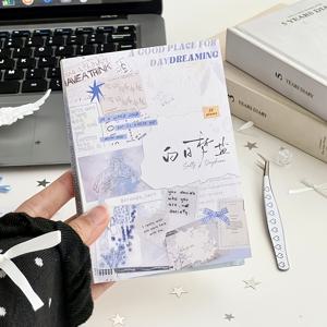 42-페이지 데이드림 솔트 스티커 북 - 42가지 독특한 솔트 스타일 스크랩북킹 재료 - 한국풍 빈티지 콜라주 스티커 - 힐링 동식물 일러스트 스티커 - 탈부착 와시지 쿠쿠 장식 스티커 - 수煎장과 공책 꾸미기 재료 - 수제 DIY 선물 포장 스티커 - 신학기 필수품