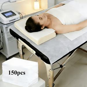 150개입 일회용 마사지 복부 패드 커버 및 의자 커버, 피부 친화적이고 통기성이 좋으며 미용실 및 타투샵에 적합, 사계절용, 휴일 선물로 좋습니다.