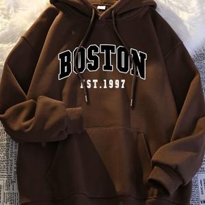 후드 스웨트셔츠 캐주얼 BOSTON