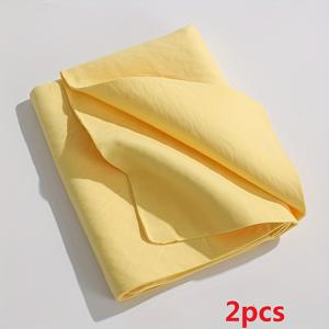 2개입 펫 흡수 타월, 43x32cm 평직 강아지와 고양이 목욕 청소 타월, 고흡수성 및 보풀 없음