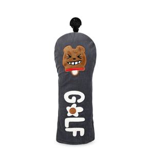 재미있는 만화 패턴 디자인 골프 클럽 헤드 커버, 드라이버, 우드, 아이언 클럽용, 골프 액세서리, 골프 클럽 보호대, 내구성 있는 골프 클럽 커버