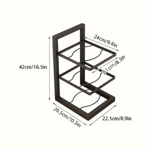 높이 조절식 냄비 걸이대, 스테인리스 스틸 주방 수납 선반, 2025년 인기 판매 주방 수납 선반