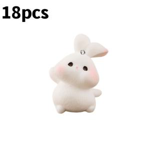 18개 달리는 토끼 모양 참, 주얼리 제작용, 귀걸이, 팔찌, 목걸이 - 초보자 및 전문가를 위한 완벽한 수제 선물 - 주얼리 추가 참