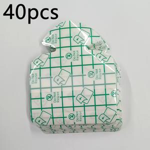 Yligoode 보습 투명 발뒤꿈치 패드 40개, 건조하고 갈라진 발뒤꿈치용, 접착제 없는 젤 프리 쿠셔닝 젤 탭, 통기성 있는 부드러운 즉각적인 수리, 운동화용, 파티 선물용으로 이상적
