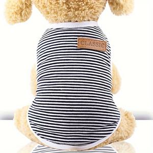 1개 팩, 봄 여름 스타일 펫 조끼, 강아지 옷, 고양이 옷, 펫 조끼, 소형~중형견 옷