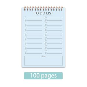 1개/4가지 스타일, B6 데일리 미팅 노트 - 할 일 목록 플래너, 100Gsm 두꺼운 종이 60면 양면, 데일리 플래너, 업무 플래너, 신학기 문구, 대학생, 고등학생 등에 적합