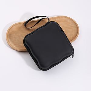 모노크롬 데이터 케이블 보관 가방, 이어폰 충전기 디지털 액세서리 보관 용품, 낙하 방지 다기능 지퍼 보관 상자, 여행용 휴대용 대용량 마감 가방