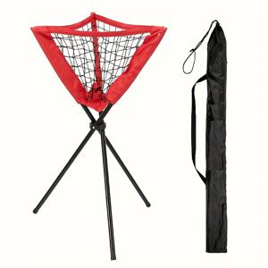 야구 공통, 공통, 야구 소프트볼 배팅 피칭 연습 훈련용 야구 바구니, 최대 60구 보관 가능