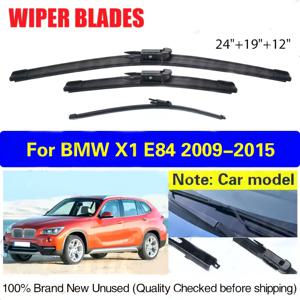 BMW X1 E84 2009-2015용 전면 및 후면 와이퍼 블레이드 - 윈드실드 브러시 자동차 액세서리