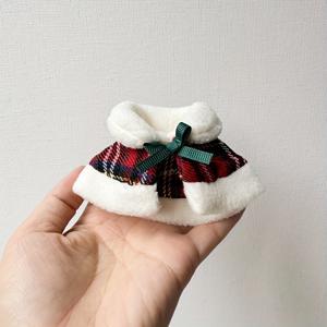 조절식 숄, 가운, 망토, 스카프 1개 - 귀엽고 부드럽고 편안함, 햄스터 및 소형 반려동물용, 높이 3.94-5.91인치 - 크리스마스 및 새해 파티 의상/사진 소품용 축제 분위기의 초록색이 있는 레드 격자무늬