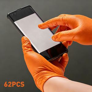 두꺼운 패턴 니트릴 장갑, 재사용 가능한 장갑, 가정용 청소 장갑, S/L/M/XL 사이즈로 제공, 파우더 프리, 알코올 프리, 욕실, 주방 및 가정 청소에 적합, 사계절 사용, 선물