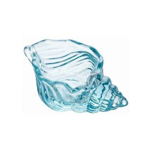 북유럽 오션 컬러 조개껍데기 유리 양초 홀더, 창의적인 조개 모양 장식품, 손으로 불어낸 반투명 로맨틱 빛과 그림자, 분위기 있는 휴일 장식, 양초 불빛의 저녁 식사 분위기 야간 조명