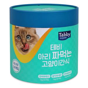 테비 아리 짜먹는 고양이간식 블루 참치와새우+연어와치킨+연어와대구, 10g, 120개