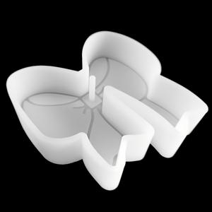 아로마테라피 비즈, 비누, 캔들 및 공예 장식용 실리콘 리본 & 하트 몰드 - 다용도 DIY 레진 주조 도구