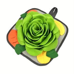 1개 반려동물 냄새 탐색 매트, 강아지 토끼 햄스터 사료 찾기 훈련 패드, 토끼용 블랭킷 장난감 퍼즐 코 트릿 디스펜서