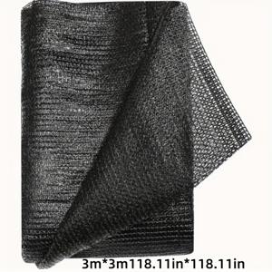 단추 없는 25g 자외선 차단 블랙 그늘막, 온실, 파티오, 식물 보호용