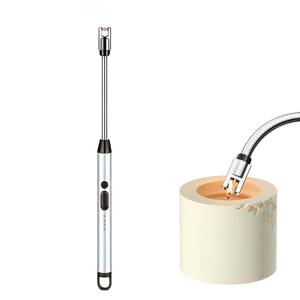 AXOTEN 전자 라이터, USB 충전식 아크 라이터, 오래가는 170mAh 리튬 폴리머 배터리 장착, 고속 점화 - 양초, 그릴, 캠핑에 적합 | 휴대용 야외 가젯 - 크리스마스 및 새해 축하 행사에 완벽