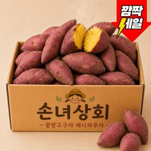 [산지직송] 베니하루카 해남 꿀밤고구마 한입 2.5kg (원산지: 국내산)