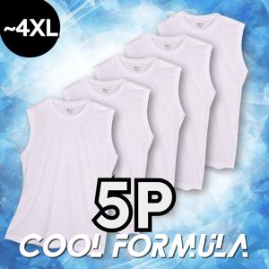 [5P] (마찌) 기능성 나시 쿨티셔츠 메쉬 운동용 민소매 스포츠 조끼 시원한 통기성 냉감 쿨포뮬러 정품
