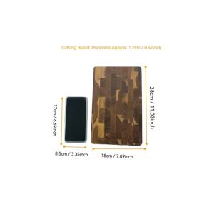 MIYORK 업그레이드된 대형 도마 1개. 고품질 나무 도마. 내구성 있는 나무 블록. 고기, 치즈, 빵, 채소, 과일용. 이상적인 주방용품. 가족 및 기숙사를 위한 이상적인 선물.