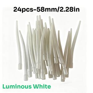 잉어낚시용 꼬임방지 슬리브 24개, 헤어 릭용 39mm/58mm 훅 스위블 커넥터 슬리브, 낚싯줄 보호 터미널 태클, 다양한 색상 선택 가능