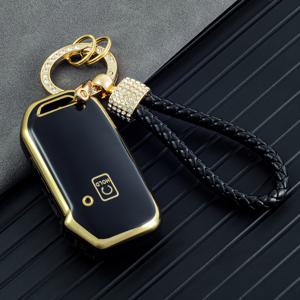 기아 차량용 TPU 키보드 케이스 커버 (키체인 포함) 1개 | 세라토, , 포르테, 니로, 쏠렌토, 셀토스, 스포츠 에이지, K3, K5, 카덴자, KX3, KX5, KX7 호환
