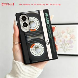 휴대폰 케이스: 삼성 갤럭시 Z 폴드 8 Fold8 듀얼 릴 카세트용 2D 플랫폰 커버 케이스, 2D 플랫